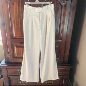 Amazon Grapent Beige Wide Leg Pants